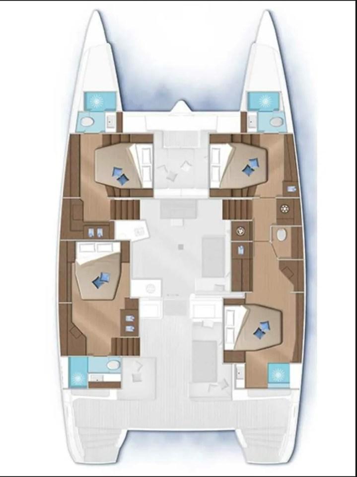 Lagoon 52 F - 4 + 2 cab., picture 2