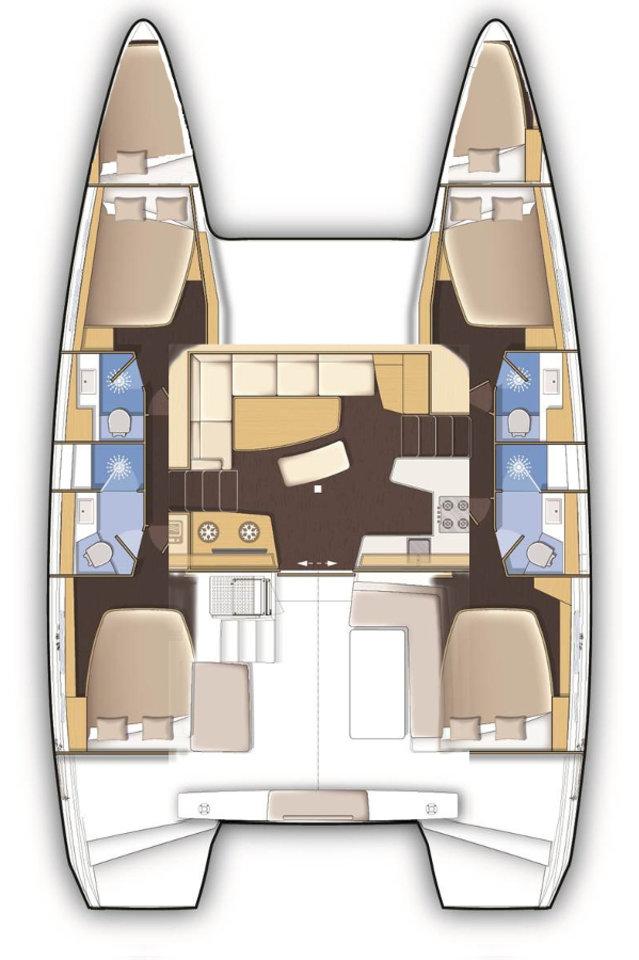 Lagoon 42 - 4 + 2 cab., picture 2