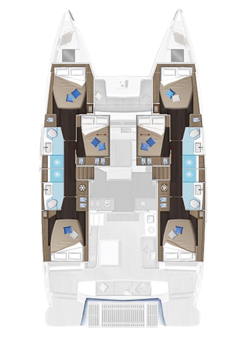 Lagoon 51 - 6 + 2 cab., picture 2