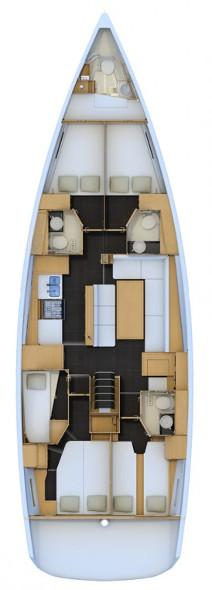 Jeanneau 54 - 6 cab., picture 2