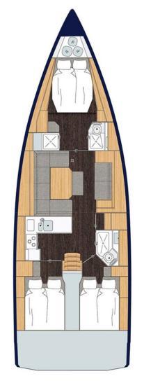 Bavaria C45 - 3 cab., picture 2