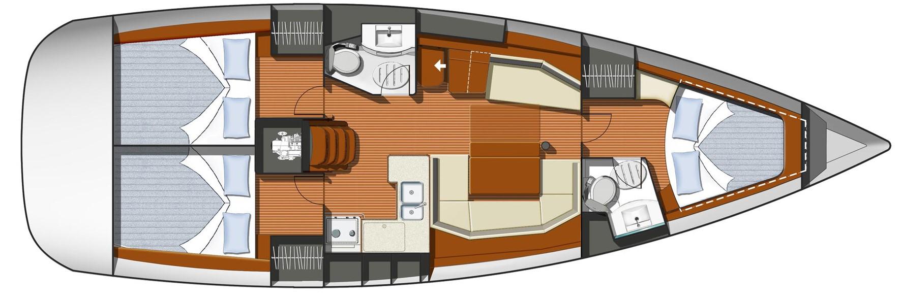 Sun Odyssey 42i, picture 2