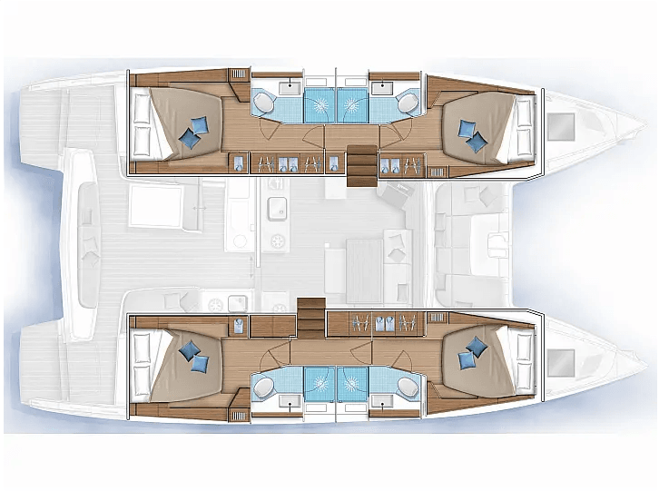 Lagoon 46 - 4 + 2 cab., picture 2