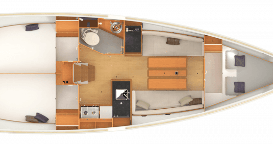 Sun Odyssey 349 - 3 cab., picture 6