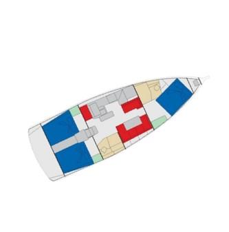 Sun Odyssey 410 - 3 cab., picture 2