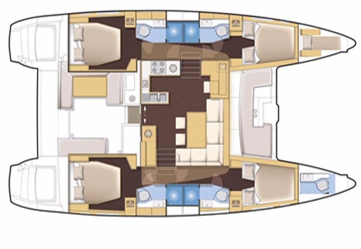 Lagoon 450 F - 4 + 1 cab., picture 2