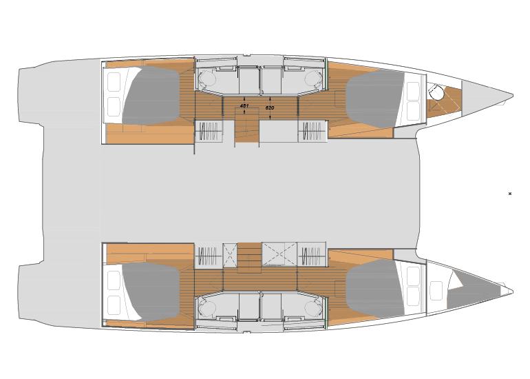 Fountaine Pajot Elba 45 - 4 + 1 cab., picture 3