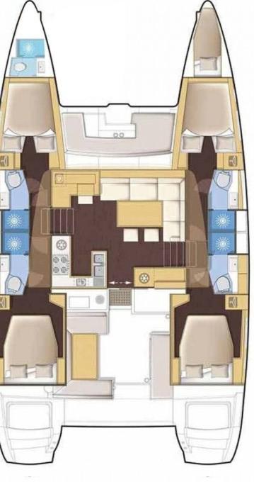 Lagoon 46 - 4 + 1 cab., picture 2