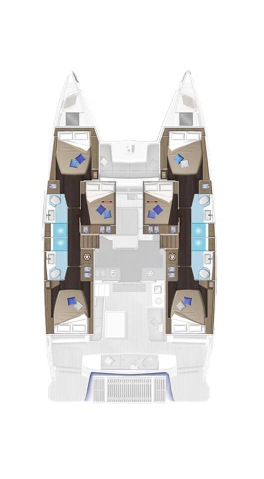 Lagoon 51 - 6 cab., picture 2
