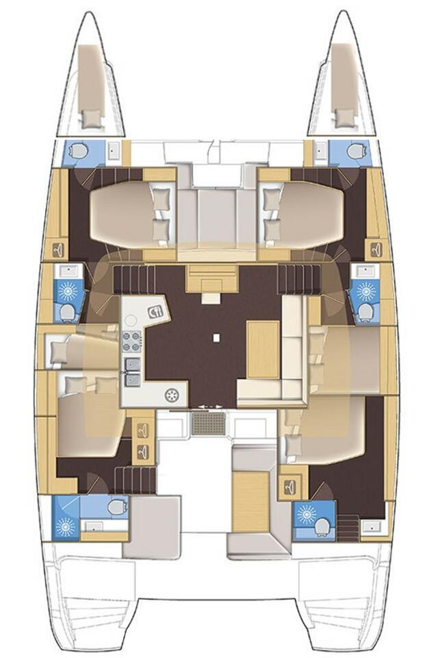 Lagoon 52 F - 6 + 2 cab., picture 2