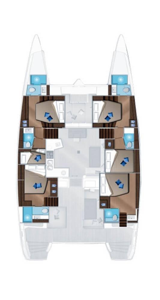 Lagoon 52 F - 6 + 2 cab., picture 2