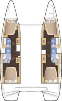 Lagoon 42 - 4 + 1 cab., picture 2