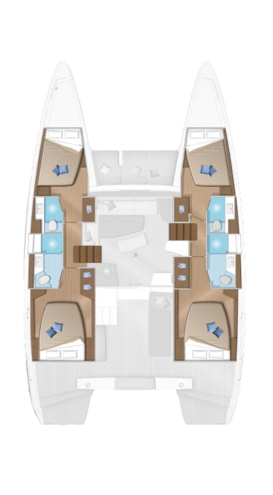 Lagoon 42 - 4 + 1 cab., picture 2
