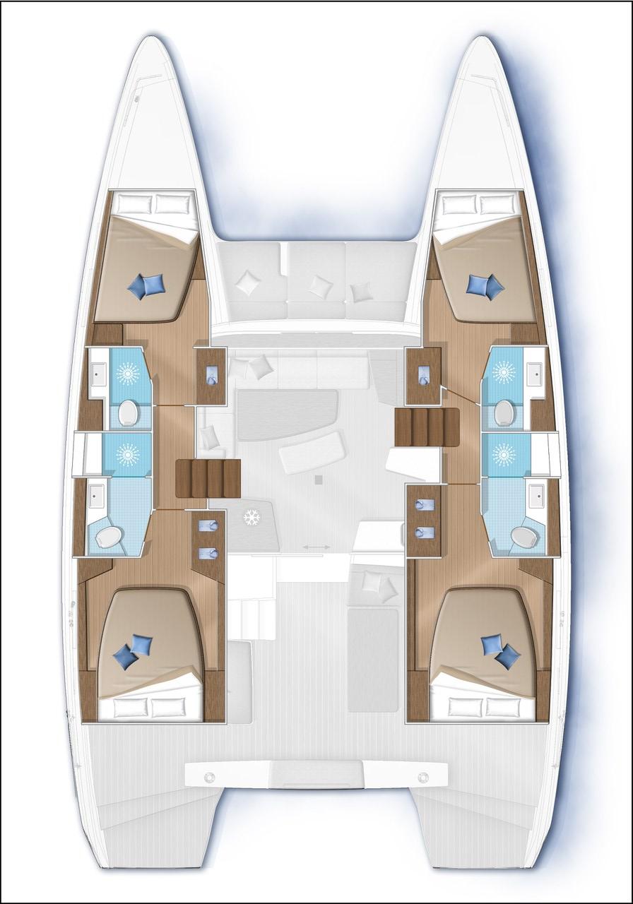 Lagoon 42 - 4 + 2 cab., picture 2