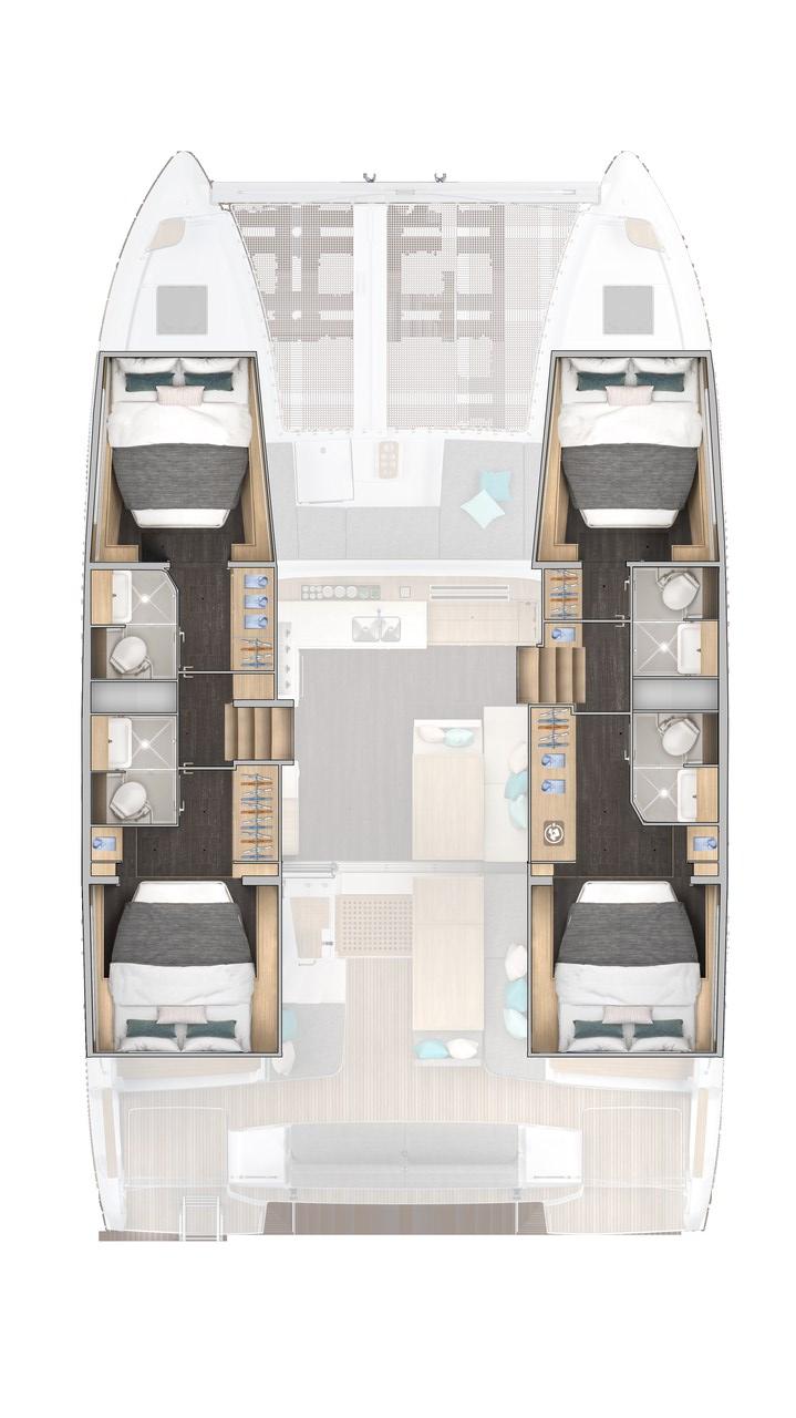 Lagoon 43 - 4 + 2 cab., picture 2