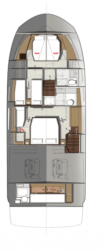 Prestige 520 Flybridge - 3 + 1 cab., picture 2