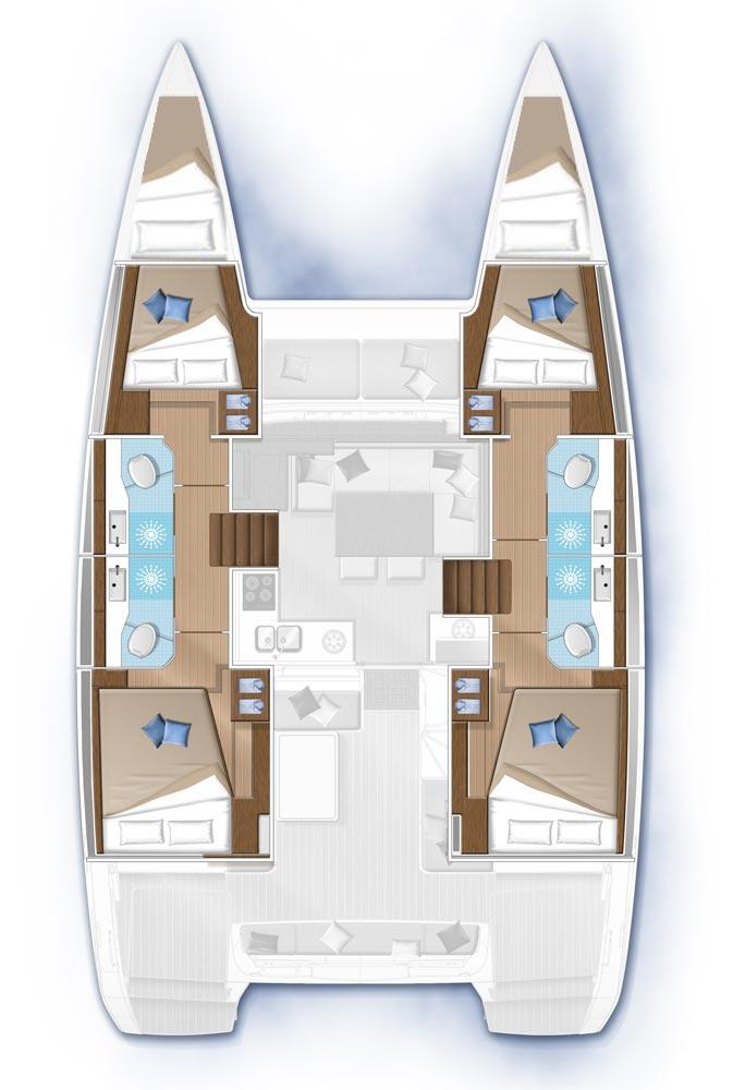 Lagoon 40 - 4 + 2 cab, picture 2