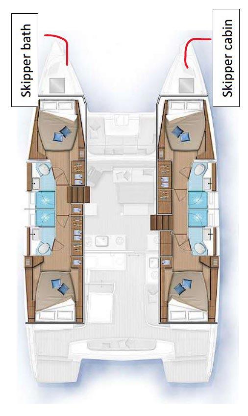 Lagoon 46 - 4 + 1 cab., picture 2