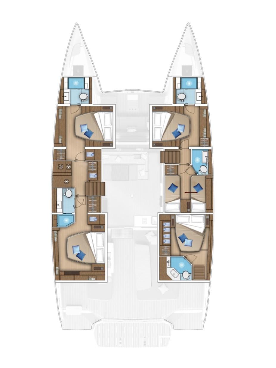 Lagoon 55 - 5 + 2 cab., picture 2