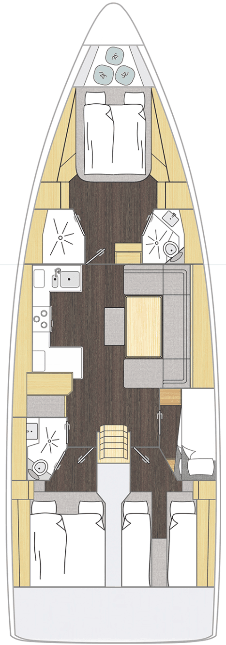 Bavaria C46 - 4 cab., picture 2