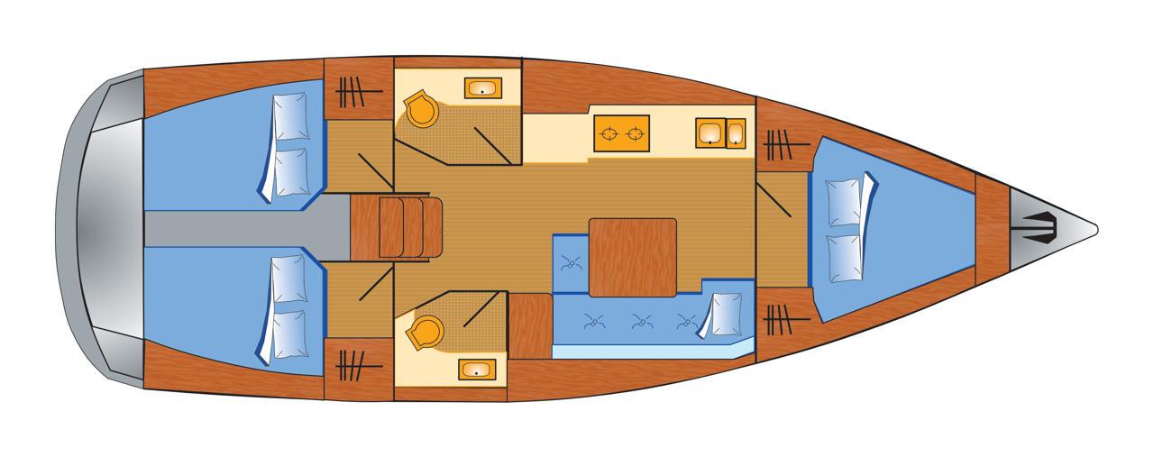 Dufour 382 GL, picture 2