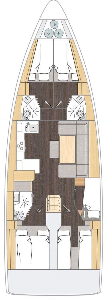 Bavaria C46 - 5 cab., picture 2