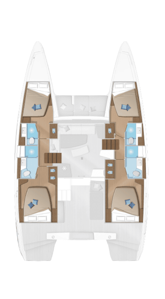 Lagoon 42 - 4 + 1 cab., picture 2
