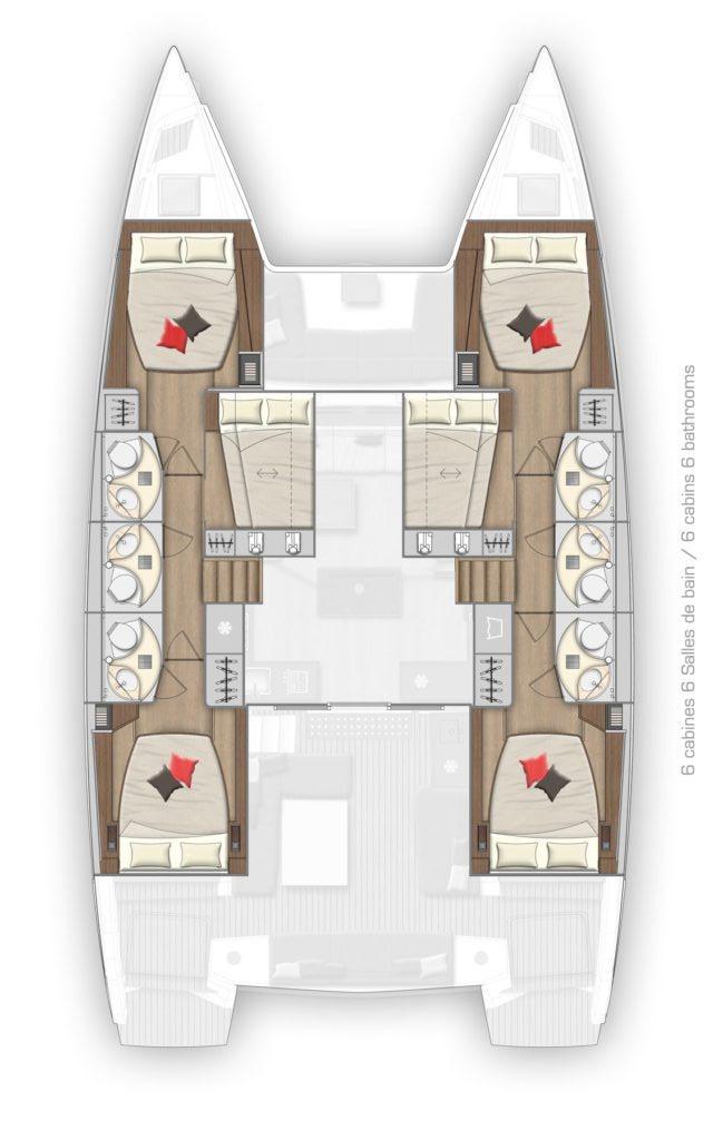 Lagoon 50 - 6 + 1 cab., picture 2
