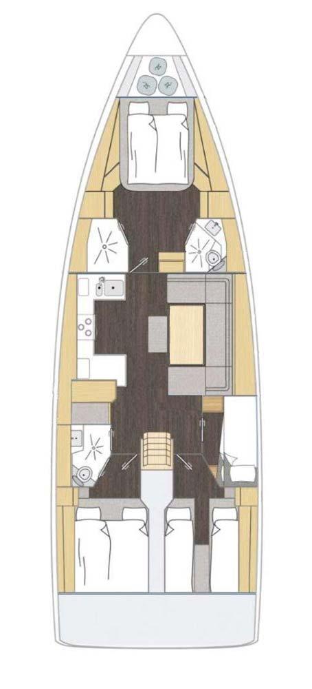 Bavaria C46 - 4 cab., picture 2