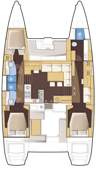 Lagoon 450 - 3 cab., picture 2