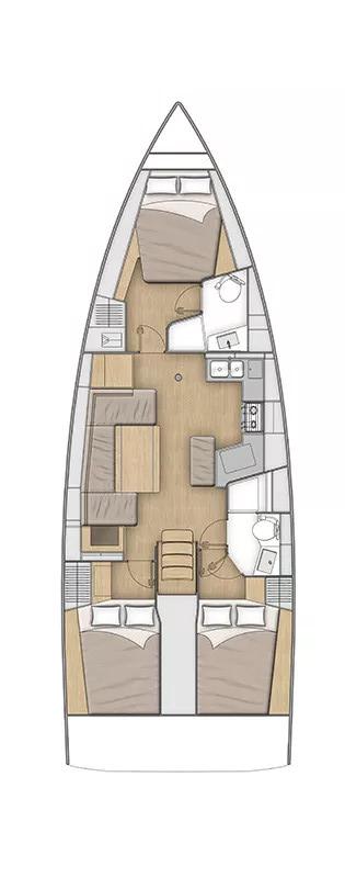 Oceanis 40.1 - 3 cab., picture 2