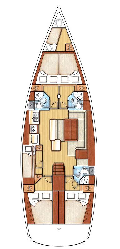 Oceanis 50 Family - 6 cab., picture 2