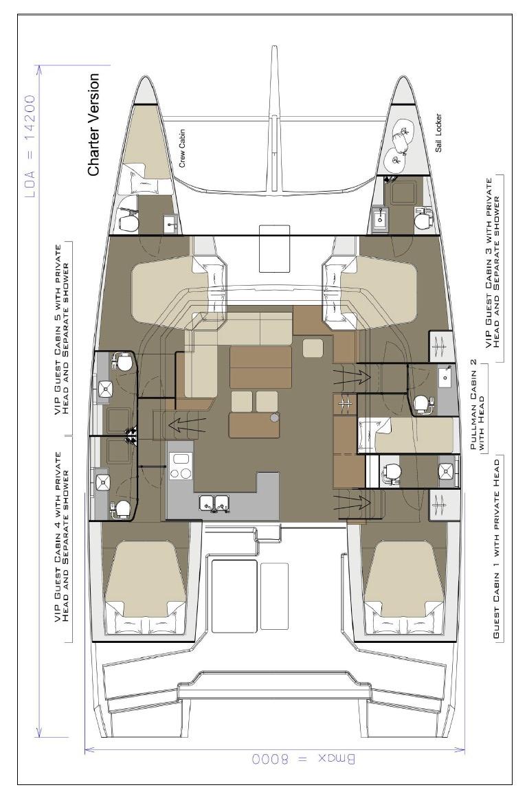 Dufour 48 Catamaran - 5 + 1 cab., picture 2