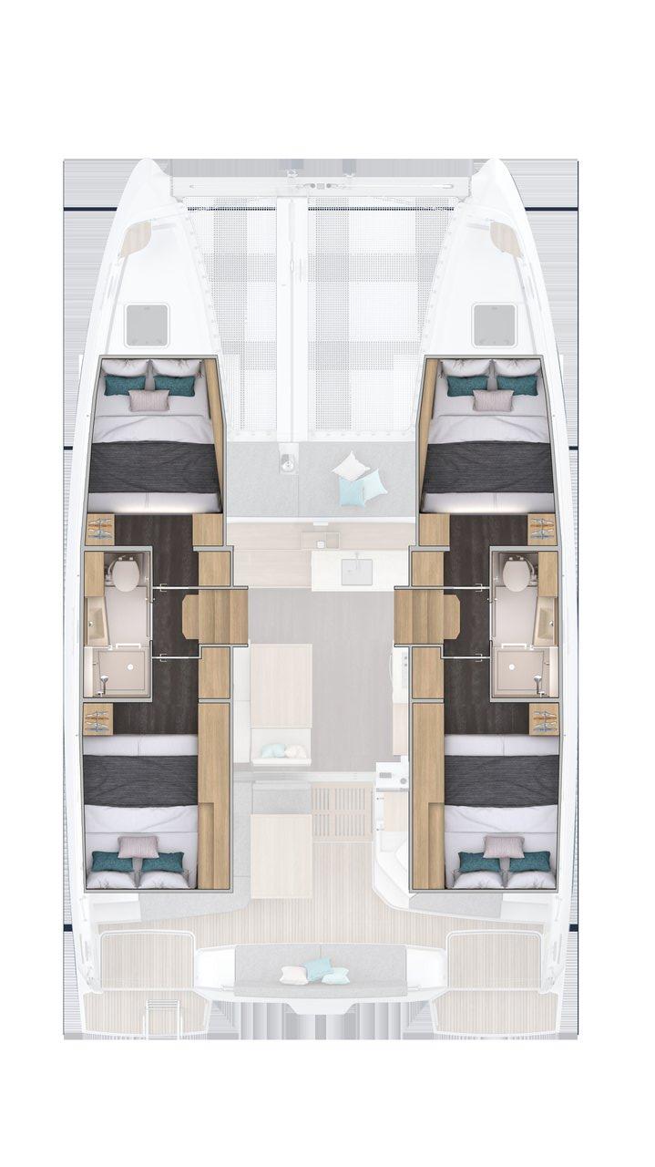 Lagoon 38 - 4 cab., picture 2