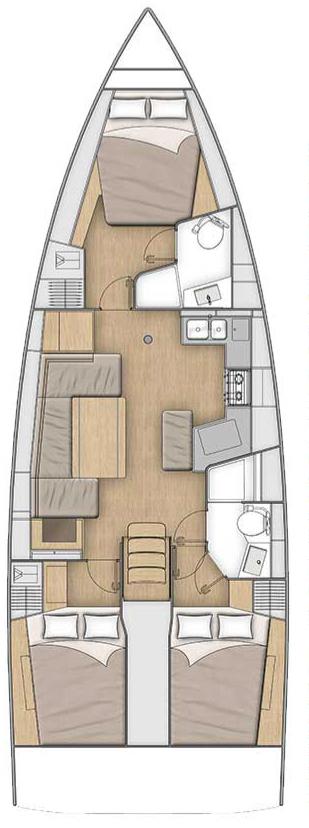 Oceanis 40.1 - 3 cab., picture 2