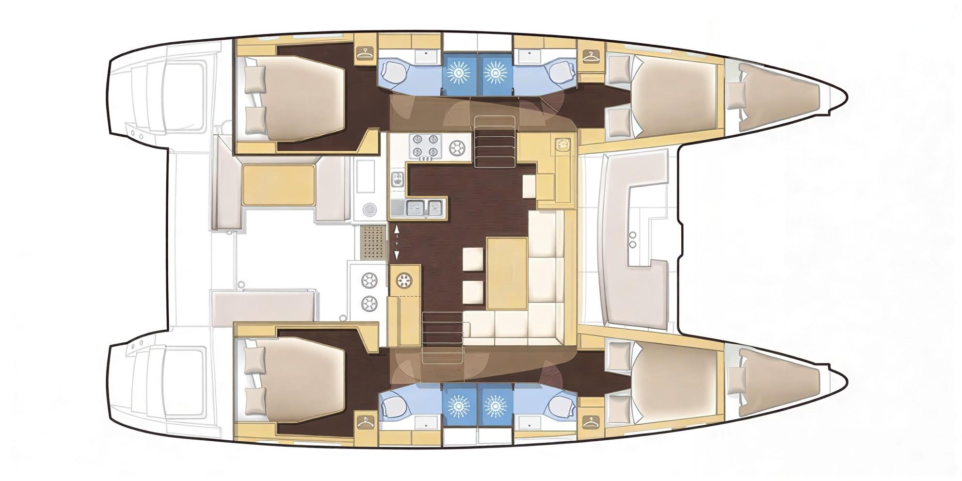 Lagoon 450 - 4 + 2 cab. - Thoe, picture 2