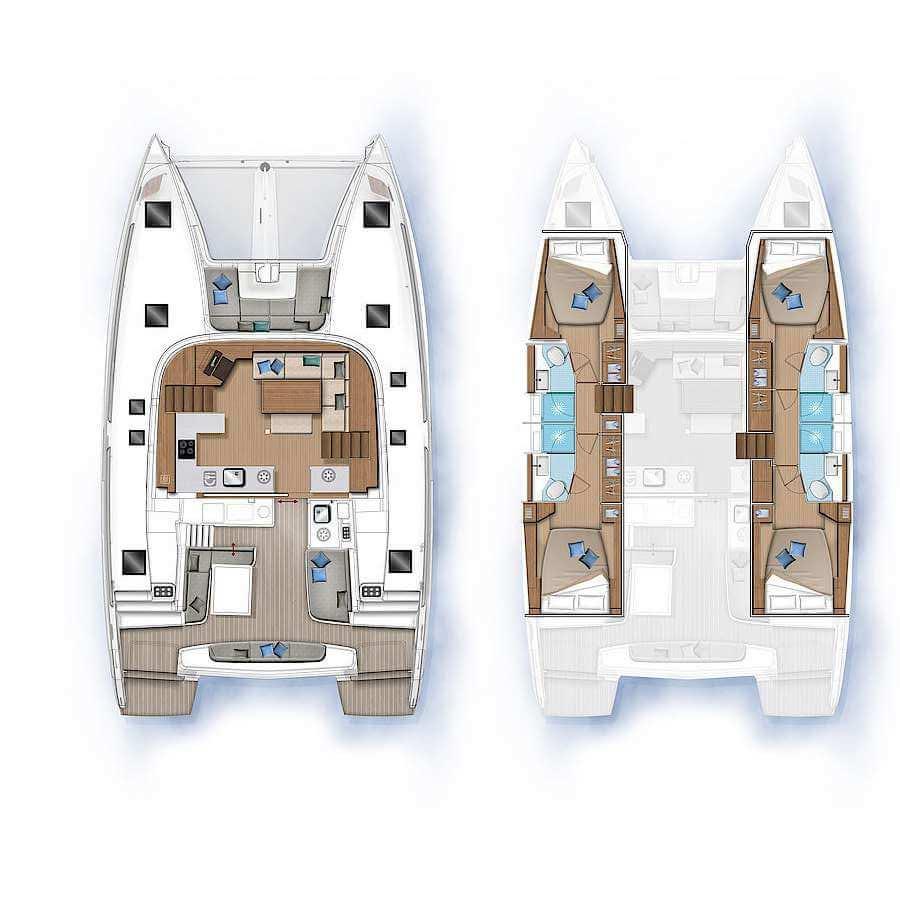 Lagoon 46 - 4 + 2 cab., picture 2
