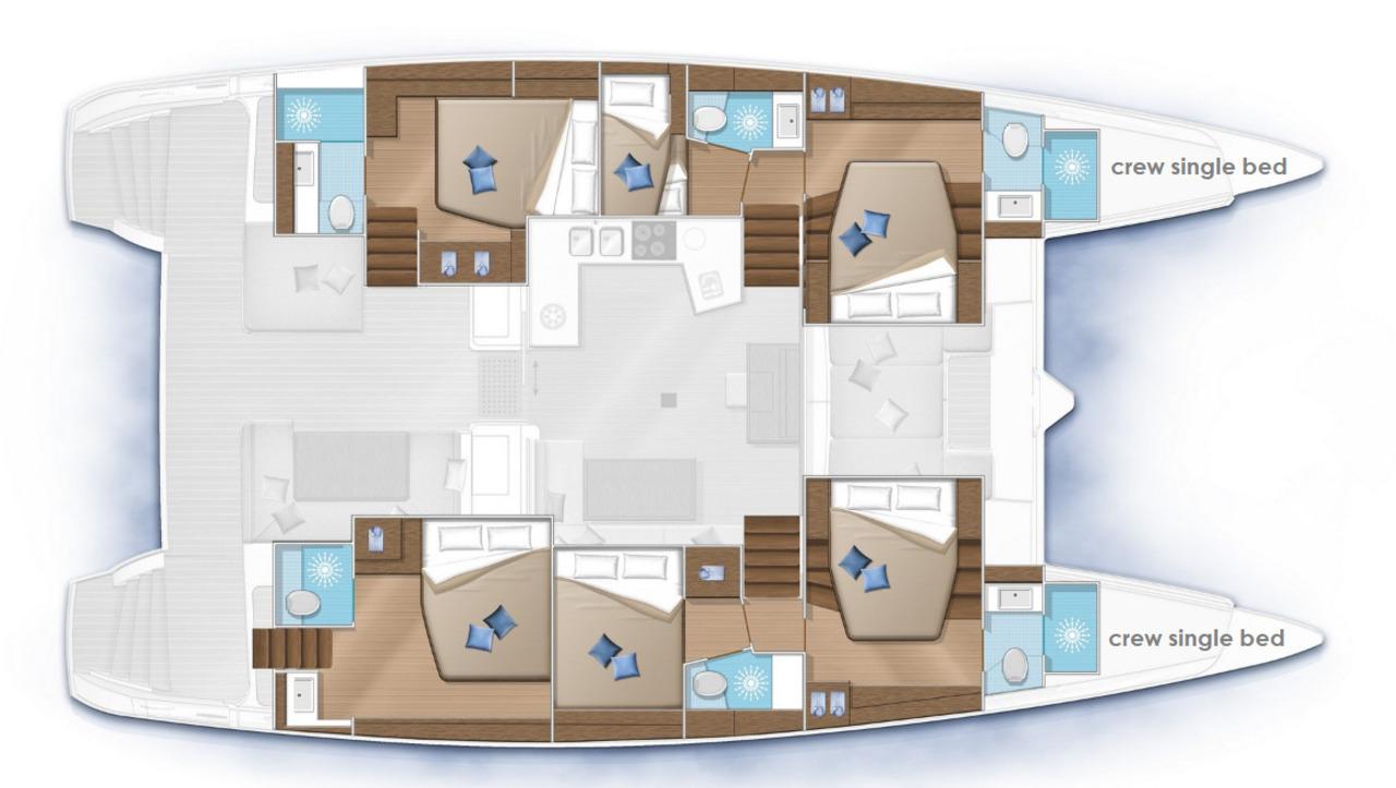 Lagoon 52 - 6 + 2 cab., picture 2
