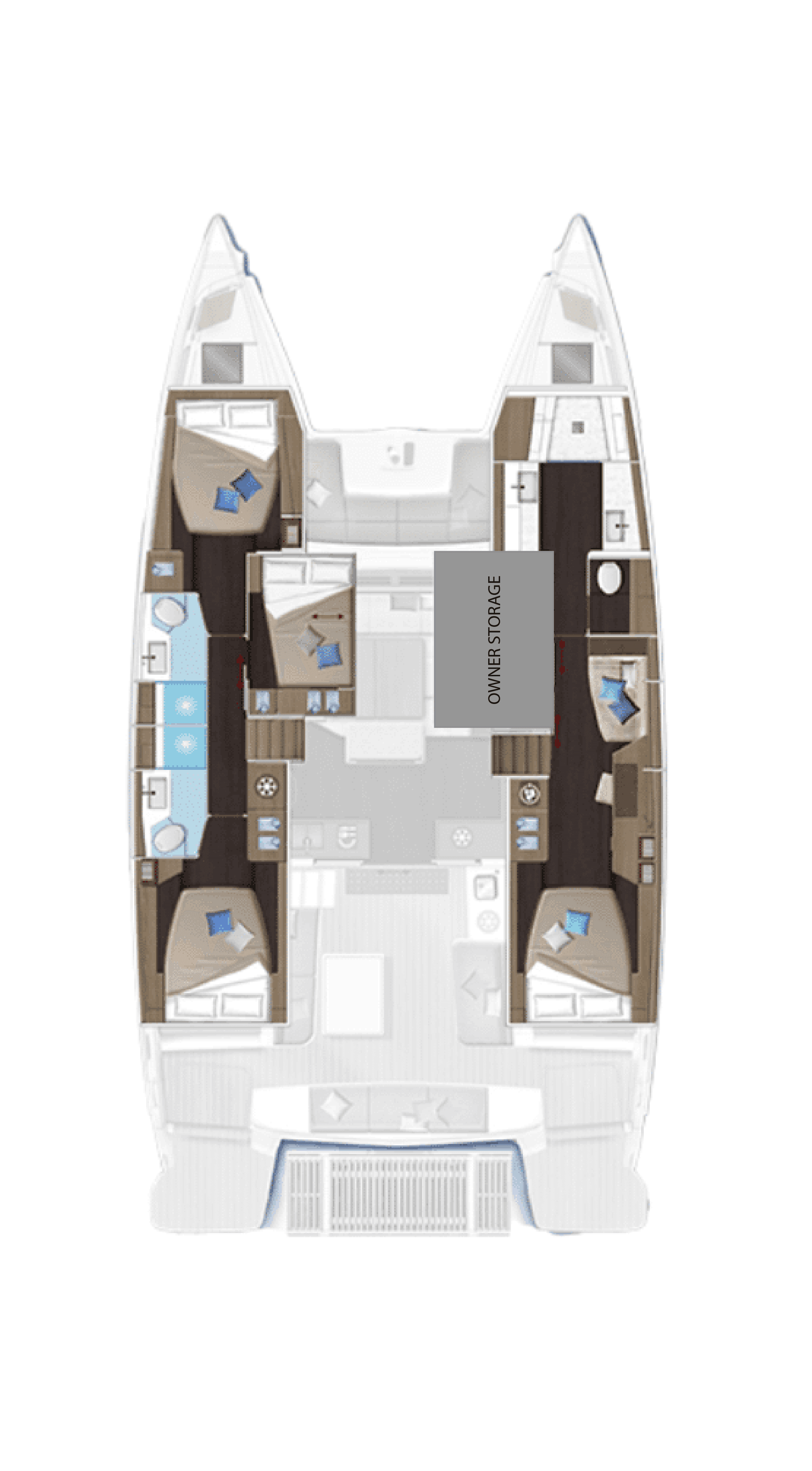 Lagoon 51 OW - 4 + 1 cab., picture 2
