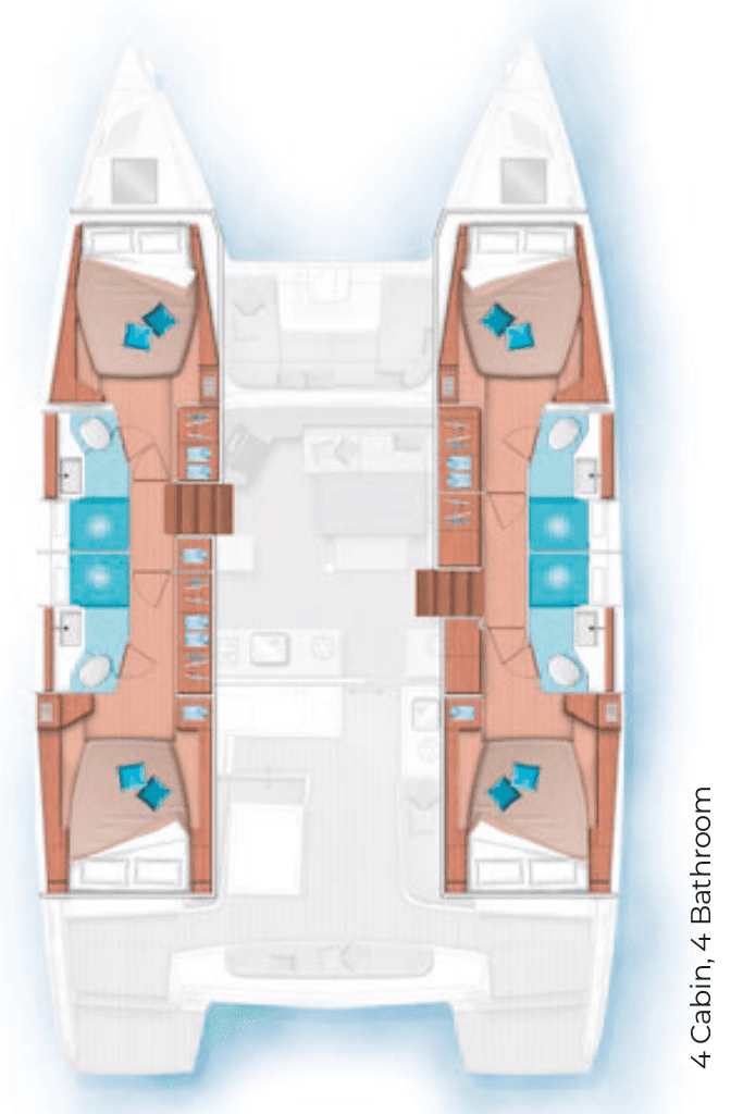 Lagoon 46 - 4 cab., picture 2