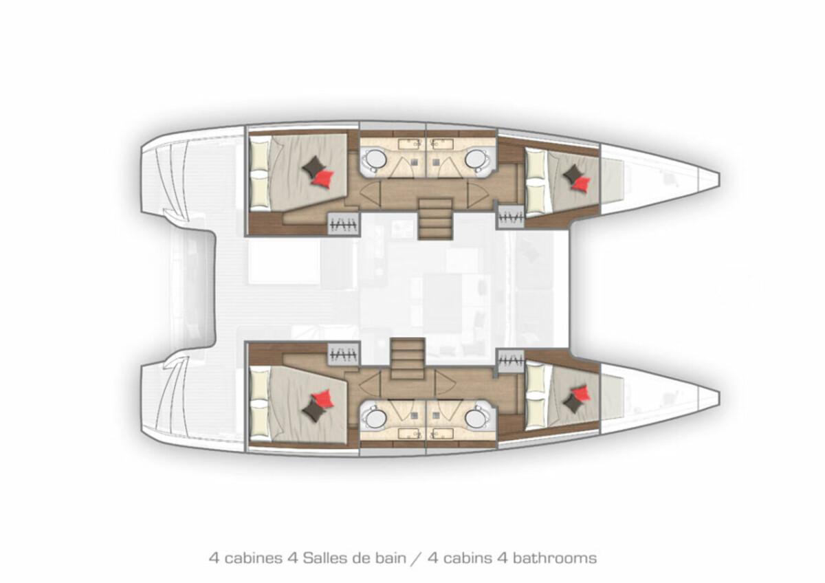 Lagoon 40 - 4 + 2 cab, picture 2