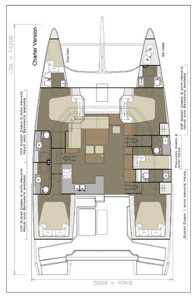 Dufour 48 Catamaran - 5 + 1 cab., picture 2