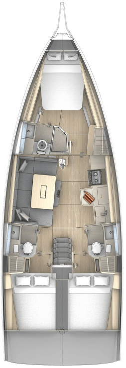 Dufour 37 - 2 cab., picture 3