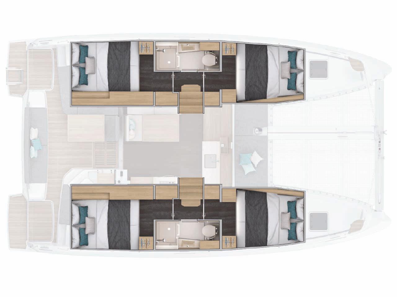 Lagoon 38 - 4 + 2 cab., picture 16