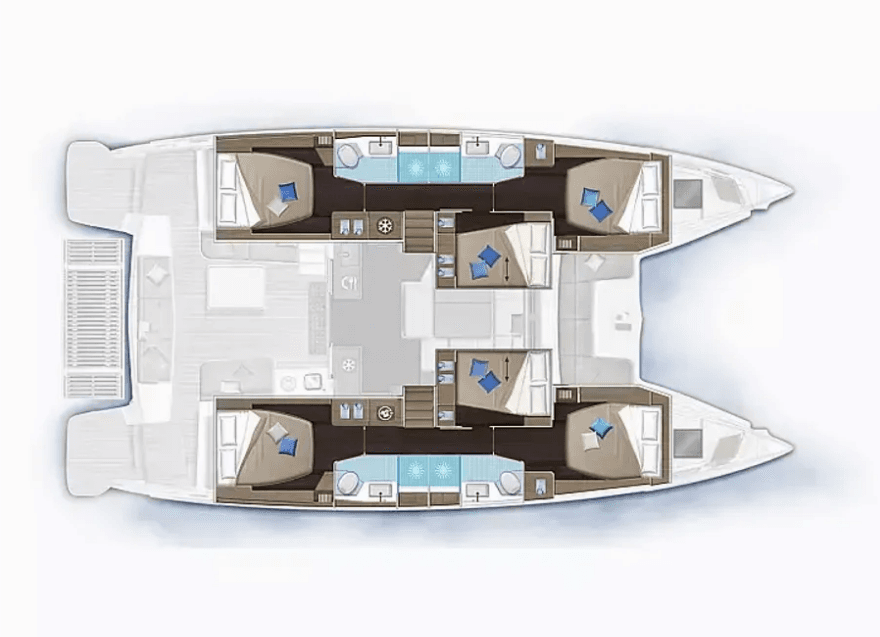 Lagoon 51 - 6 cab., picture 3