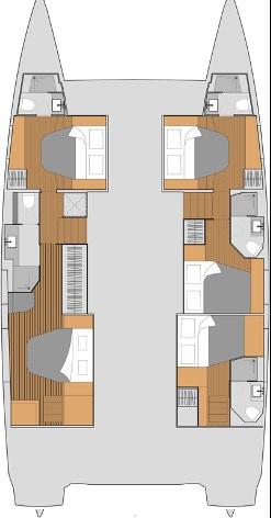 Fountaine Pajot Aura 51 - 5 + 1 cab., picture 2