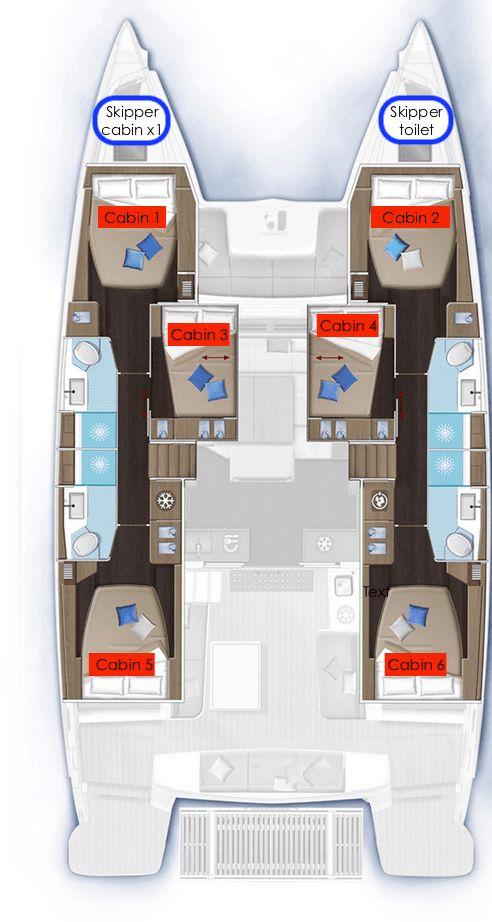 Lagoon 51 - 6 + 1 cab., picture 2