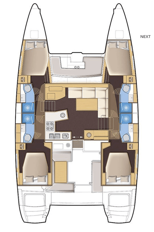 Lagoon 450 S - 4 + 2 cab., picture 2