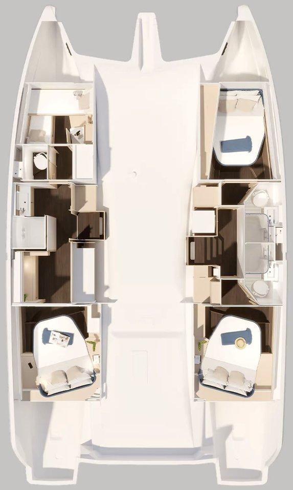 Fountaine Pajot FP 44 Maestro - 3 cab., picture 2