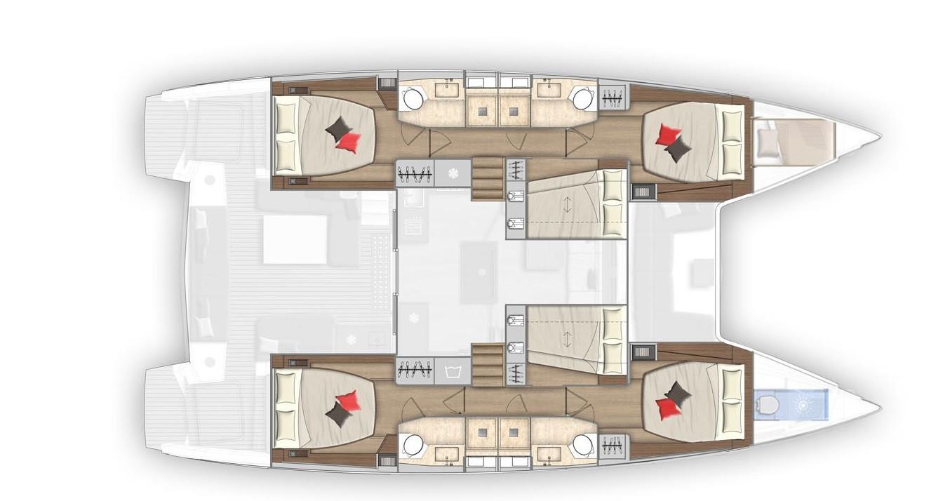 Lagoon 50 - 6 + 1 cab., picture 9